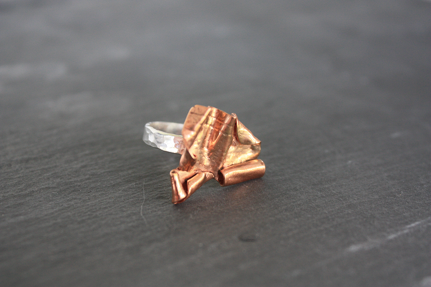 Sterling Silver and Copper Ring